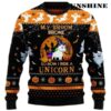 My Broom Broke So Now I Ride A Unicorn Ugly Christmas Sweater 2 2