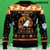 My Broom Broke So Now I Ride A Unicorn Ugly Christmas Sweater 3 3