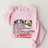 My Day Im Booked Sweatshirt The Grinch Christmas Sweatshirt Womens Christmas Sweatshirt Grinchmas Sweatshirt Winter Sweatshirt 4