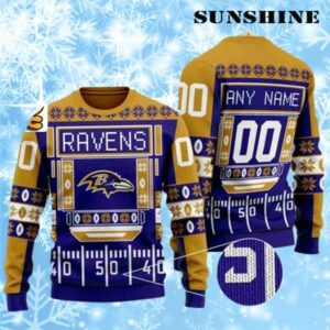 NFL Baltimore Ravens Ugly Christmas Sweater 1 1