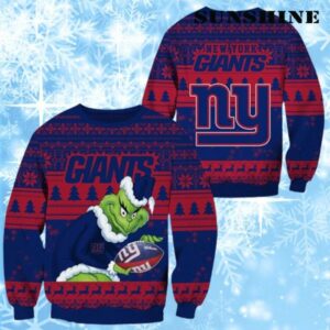 NFL Football Grinch New York Giants Ugly Sweaters 1 1