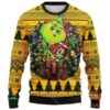 NFL Green Bay Packers Grinch Hug Ugly Christmas Sweater 2 2