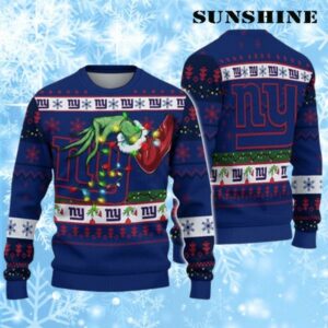 NFL Grinchs New York Giants Special Christmas Ugly Sweater 1 1