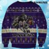 NFL Ravens Ugly Christmas Sweater Womens 4 4