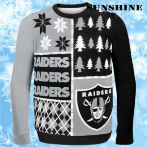 Oakland Raiders Fan Ugly Sweaters For Mens 1 1