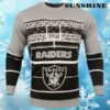 Oakland Raiders Stadium Light Up Sweater 4 4