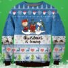 Peanuts Christmas Is Coming Ugly Christmas Sweater Snoopy 3 3