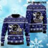 Peanuts Snoopy Baltimore Ravens Christmas Sweater 4 4