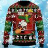 Peanuts Womens Snoopy Christmas Sweater 4 4