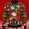 Peanuts Womens Snoopy Christmas Sweater 5 5