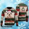 Personalized Mickey Santa Cartoon Disney Ugly Christmas Sweater 4 4