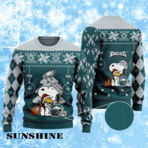 Philadelphia Eagles Snoopy Sweater Christmas Football Gifts 1 1