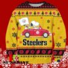 Pittsburgh Steelers Snoopy Christmas Ugly Sweater 5 5