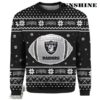 Raiders Ugly Christmas Sweater Black 2 2