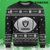 Raiders Ugly Christmas Sweater Black 3 3