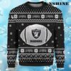 Raiders Ugly Christmas Sweater Black 4 4