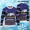 Reindeers Pattern Baltimore Ravens Ugly Christmas Sweater 4 4