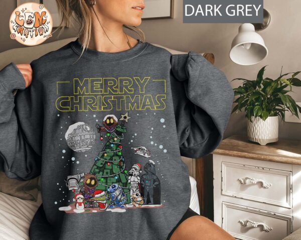 Retro Disney Star Wars Christmas Shirt Baby Yoda Christmas Darth Vader Christmas Funny Christmas Shirt Disney Christmas Shirt Xmas Trip 4