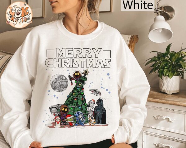 Retro Disney Star Wars Christmas Shirt Baby Yoda Christmas Darth Vader Christmas Funny Christmas Shirt Disney Christmas Shirt Xmas Trip 5