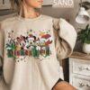 Retro Mickey and Friends Christmas Sweatshirt Vintage Disneyland Christmas Sweatshirt Disneyland Sweatshirt Christmas Family Matching Tee 2