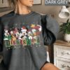 Retro Mickey and Friends Christmas Sweatshirt Vintage Disneyland Christmas Sweatshirt Disneyland Sweatshirt Christmas Family Matching Tee 3