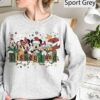 Retro Mickey and Friends Christmas Sweatshirt Vintage Disneyland Christmas Sweatshirt Disneyland Sweatshirt Christmas Family Matching Tee 4