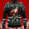 Santa Claus Fishing Funny Ugly Christmas Sweaters For Men 5 5