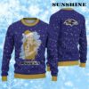 Santa Claus Tattoo Baltimore Ravens Christmas Sweater 1 1