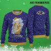 Santa Claus Tattoo Baltimore Ravens Christmas Sweater 3 3