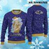 Santa Claus Tattoo Baltimore Ravens Christmas Sweater 4 4