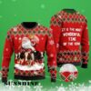 Santa Cow Mens Ugly Christmas Sweater 3 3