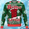 Santa Goes Down Funny Ugly Christmas Sweater 4 4