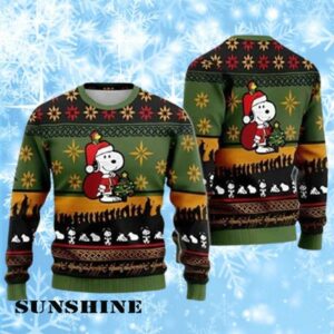 Santa Peanuts Snoopy Christmas Sweater 1 1