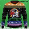 Santa Riding A Unicorn Christmas Sweater 3 3