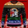 Santa Riding A Unicorn Christmas Sweater 5 5