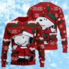 Santa Snoopy Red Crazy Christmas Sweater 2024 1 1