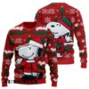 Santa Snoopy Red Crazy Christmas Sweater 2024 2 2