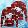 Santa Snoopy Red Crazy Christmas Sweater 2024 4 4