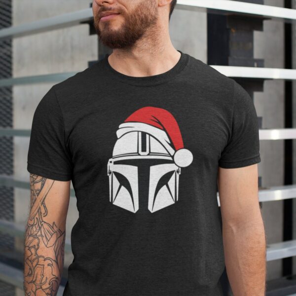 Santalorian Star Wars Christmas Shirt Mandalorian Christmas Shirt Disney Christmas Shirt Mando Christmas ShirtThe Dadalorian Shirt 1