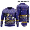 Snoopy And Charlie Brown Baltimore Ravens Christmas Sweater 2 2