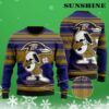 Snoopy Ravens Ugly Christmas Sweater 2024 3 3