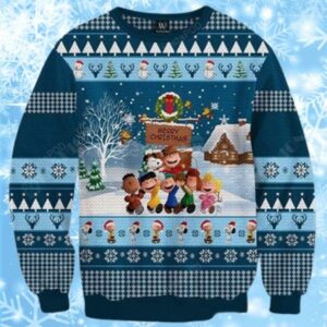 Snoopy Ugly Christmas Sweater Mens Funny Ugly Christmas Sweater 1 1