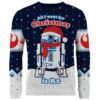 Star Wars All I Want For Christmas Is R2 Ugly Christmas Sweater 2 2