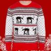 Star Wars At At Reindeer Ugly Christmas Sweater 5 5