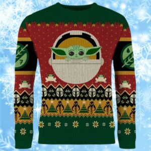 Star Wars Baby Yoda Grogu Ugly Christmas Star Wars Sweater 1 1