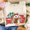 Star Wars Characters Santa Christmas Lights Mickey Balloon T shirt Galaxys Edge Christmas Star Wars Tee Disneyland Christmas Party Gift 3