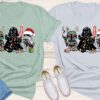 Star Wars Funny Christmas Shirt Cute Starwars Characters Starwars shirt Christmas Gifts Storm Trooper Darth Vader Santa Disney shirt 1