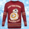 Star Wars May the Cheer BB 8 With You Unisex Ugly Christmas Sweater 1 1