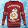 Star Wars May the Cheer BB 8 With You Unisex Ugly Christmas Sweater 4 4