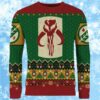 Star Wars Merry Mandalorian Ugly Christmas Sweater 1 1